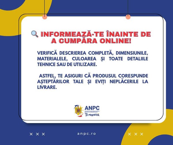 source: https://www.facebook.com/ANPC.gov/posts/pfbid034YCdTJXwrCzzbRuqGZBt3sjGiFAe7xUx3QT1KFG6VJQpeHLpZWRK5s6Ly7viJmvsl