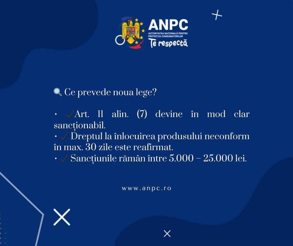 source: https://www.facebook.com/ANPC.gov/posts/pfbid02HC7SDRLVYiwwj7LDNqUL3HnKAKWaHFiFo2QMc6cNEhr3ZiR8eE4MD5vXs7y4uCgSl