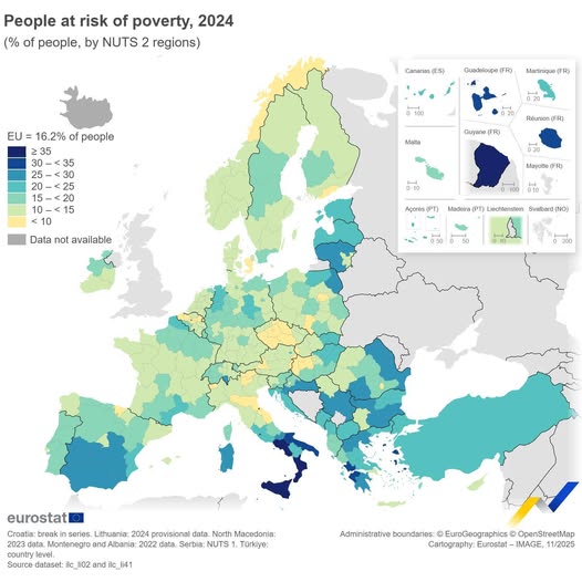 source: https://www.facebook.com/EurostatStatistics/posts/pfbid02yotDZe1B5ubMs7i8hn1sbetd4u4sVPpWEs3dHjPofY7SdrKYaS2aZ14VhahLMiJ5l