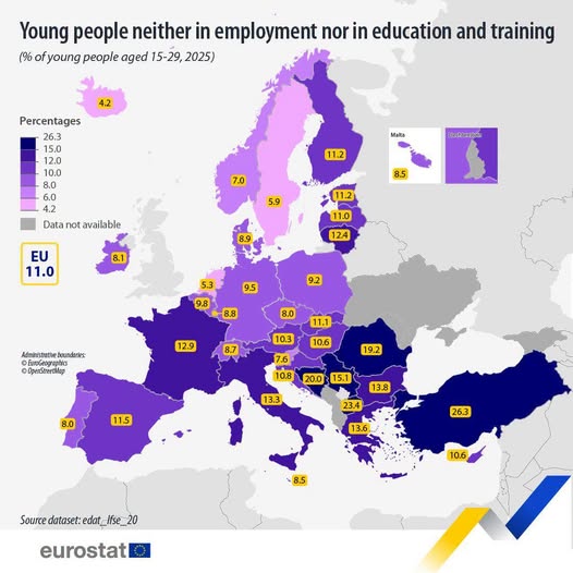 source: https://www.facebook.com/EurostatStatistics/posts/pfbid0aotQRd8sN2pxqeGtKaAc9qnZQ9NhQX8rL7NJ3S3Sg81RCr5n4SiNXSiowi8yroFl