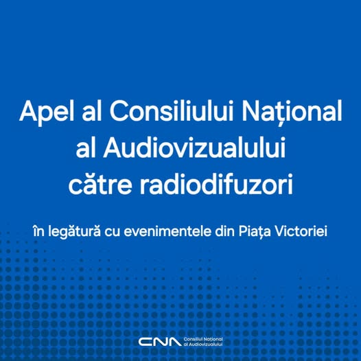 source: https://www.facebook.com/consiliulnationalalaudiovizualului/posts/pfbid02J4QW3ijB9B2xx4u45MGNR3T3JKrs2z7RqGWrcwKe1Sn4mkTQ1FpxX33okfgmft7Ll